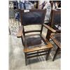 Image 2 : PAIR OF ANTIQUE OAK DINING CHAIRS