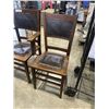 Image 4 : PAIR OF ANTIQUE OAK DINING CHAIRS