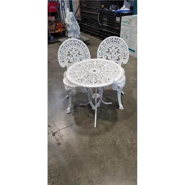3 PC CAST METAL PATIO SET