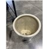 Image 3 : MEDALTA CROCK POT WITH LID AND CERAMIC PLANT POT