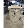 Image 4 : MEDALTA CROCK POT WITH LID AND CERAMIC PLANT POT