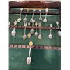 Image 4 : ANTIQUE COLLECTOR SPOONS IN WOODEN DISPLAY CASE