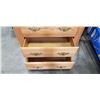 Image 3 : OAK 5 DRAWER HIGHBOY DRESSER