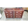 Image 1 : PAIR OF 3 DRAWER NIGHTSTANDS