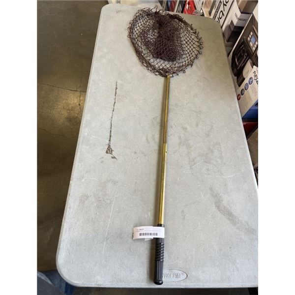 VINTAGE COLLAPSIBLE BRASS FISHING NET