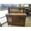 Image 1 : ANTIQUE SERVING CABINET
