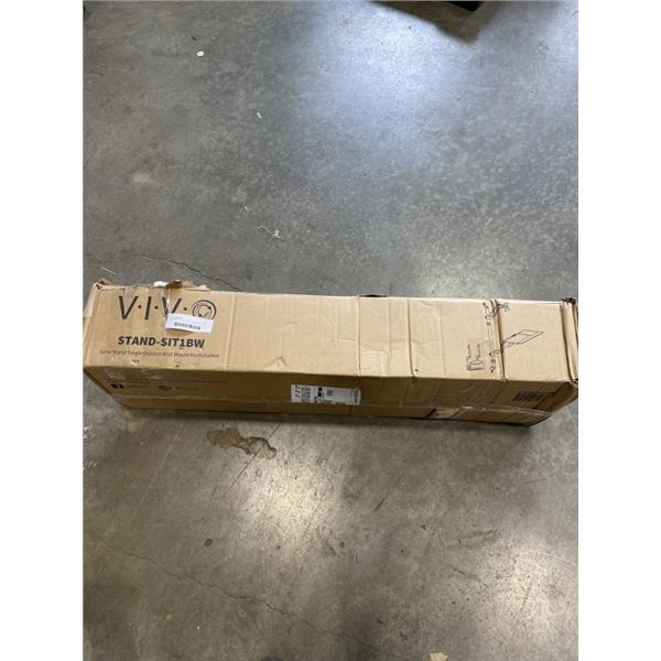 VIVO SIT TO STAND SINGLE MONITOR WALL MOUNT WORKSTATION