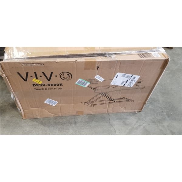 VIVO BLACK  ELECTRIC DESK RISER