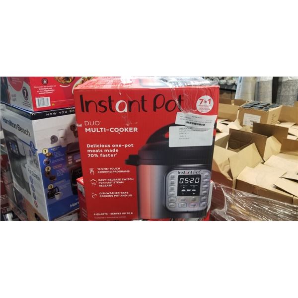 INSTANT POT DUO PLUS V5 7-IN-1 6QT PRESSURE COOKER - TESTED WORKING, RETAIL $159