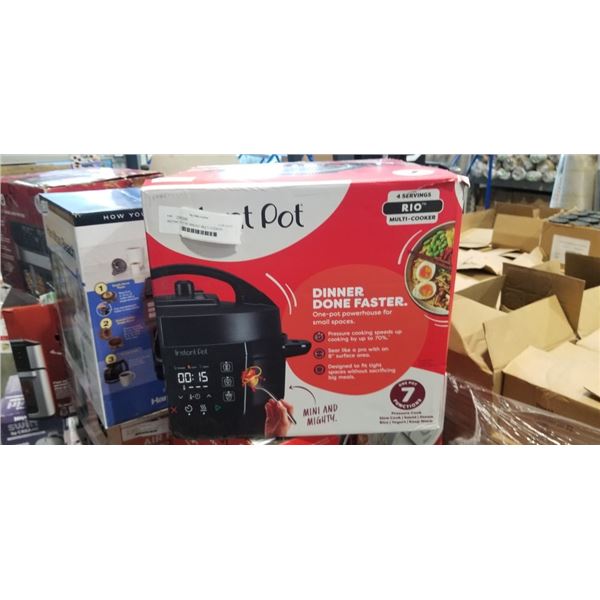 INSTANT POT RIO MINI 4QT MULTI-COOKER - TESTED WORKING, RETAIL $109