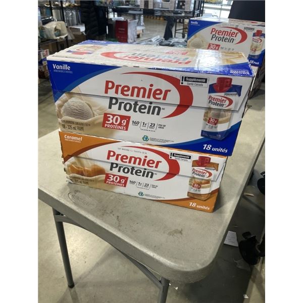 2 CASES OF PROTEIN SHAKES - CARARMEL AND VANILLA, MISSING SOME BOTTLES