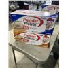 Image 1 : 2 CASES OF PROTEIN SHAKES - CARARMEL AND VANILLA, MISSING SOME BOTTLES