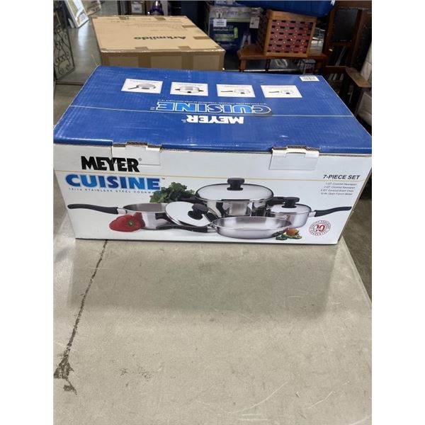 MEYER CUISINE 7 PIECE COOKWARE SET