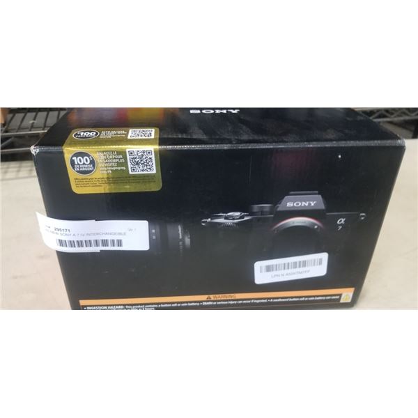 AS NEW SONY ALPHA 7 IV FULL-FRAME MIRRORLESS DIGITAL CAMERA WITH 1 LENS FE 28-70MM F3.55-6 OSS AND C