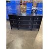 Image 1 : MODERN 9 DRAWER DRESSER