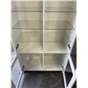 Image 4 : WHITE IKEA GLASS DOOR CABINET - UNLOCKED BUT NO KEY