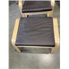 Image 3 : IKEA BENTWOOD CHAIR AND OTTOMAN W/ EXTRA CUSHION