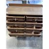 Image 2 : ANTIQUE 8 DRAWER DRESSER