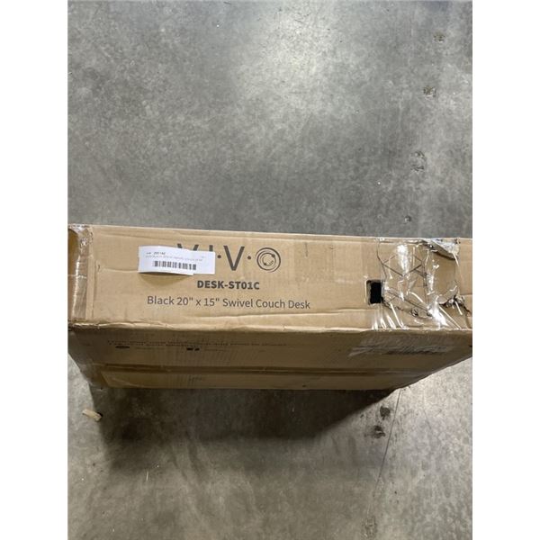 VIVO BLACK 20"X15" SWIVEL COUCH DESK