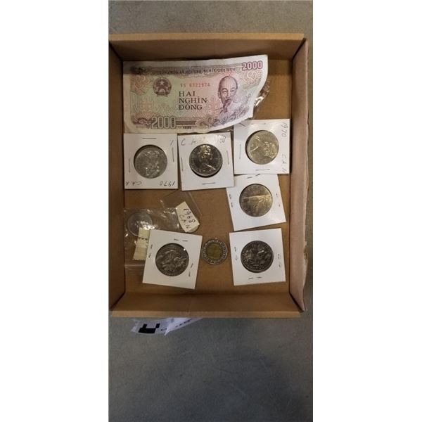 COLLECTOR COINS AND PAPER BILL