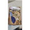 Image 1 : ASSORTED ANTIQUE COLLECTIBLES INCLYUDING CRYSTAL DOOR KNOBS