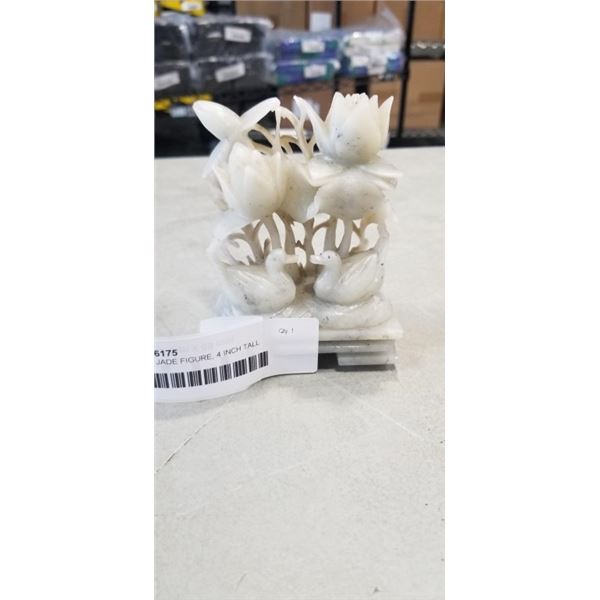 CARVED JADE FIGURE, 4 INCH TALL