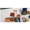 Image 2 : ASSORTED ANTIQUE LEATHER WALLETS AND PERFUME BOTTLES