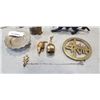 Image 2 : ASSORTED COLLECTIBLE BRASS ITEMS INCLUDING ANIMAL FIGURES, BELLS ETC