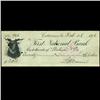 Image 1 : 1896 FNB Catawissa PA Cashiers Check (COI-3265)