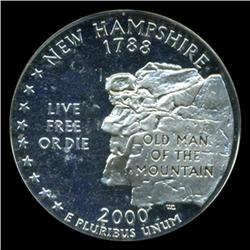 2000S US NH Silver Quarter Graded PR69 DCAM (COI-5425)