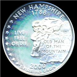 2000S NH Silver 25c Proof Quarter Coin Graded ICG PR70 DCAM (COI-6356)