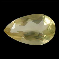 3.35ct Pear Cut Yellow Natural Andesine Congo Appraisal Estimate $345 (GEM-13998)