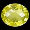 Image 1 : 47.70ct Green Gold Quartz Oval Checker Cut NR (GEM-14927)