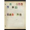 Image 1 : 1920 Czechoslovakia Hand Made Stamp Collection Album Page  12 Pieces (STM-0076)