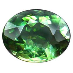 1.08ct Oval Intense Green Apatite Unheated (GEM-14491)