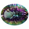Image 1 : 36.3ct Oval Concave Multi Color Mystic Topaz (GEM-15210)
