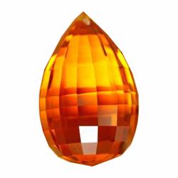 68.40ct AAA Orange Briolette Citrine  (GEM-20064)