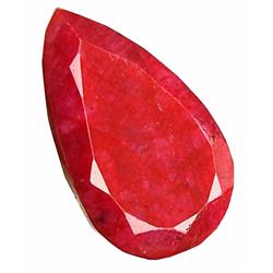 3.95ct. Excellent African Ruby Pear Cut (GEM-21244)