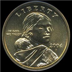 2004D Sacagawea GEM $1 Coin PCGS MS68 (COI-6363)