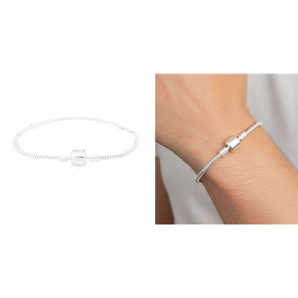Lingna 925 Sterling Snake Style Bracelet/Will Hold