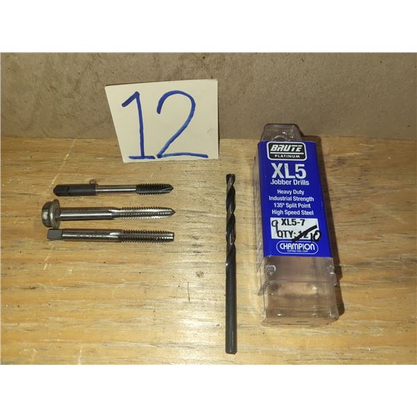 Taps 1/4"-20 NC with Drill #7