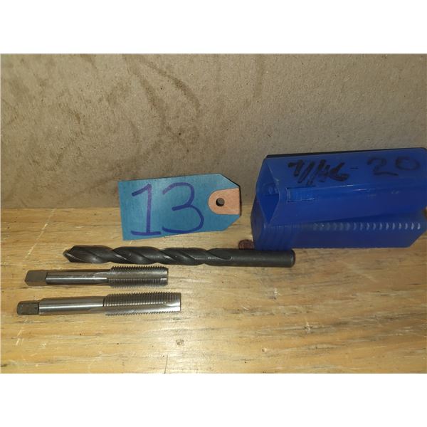 Taps 7/16"-20 NF with Drill 25/64"