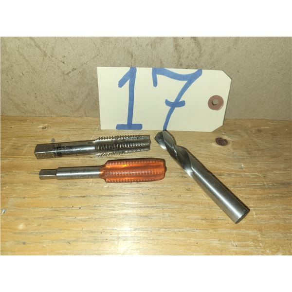 Taps 5/8"-11 NC with Drill 17/32"