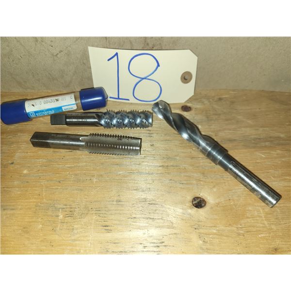 Taps 3/4"-10 NC with Drill 21/32"
