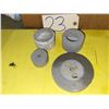 Image 1 : Lot(4) of Grinding Wheel 1/4"