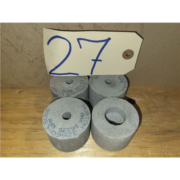 Lot(4) of Norton Grinding Wheel