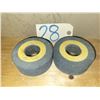 Image 1 : Set of Norton Grinding Wheels 4" x 1"1/2 x 1"1/2