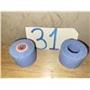 Image 1 : Lot(2) of Blue Grinding Cup Wheel 2" x 1" 9/16 x 3/8"