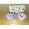 Image 1 : Lot(2) of Pink Grinding Cup Wheel 2" x 1" 3/8"
