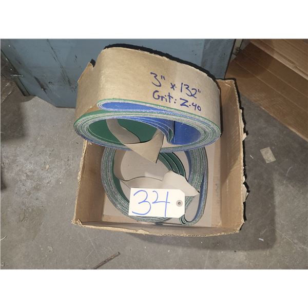 Box of Abrasive Belt(6) 3" x 132" Gr. Z-40